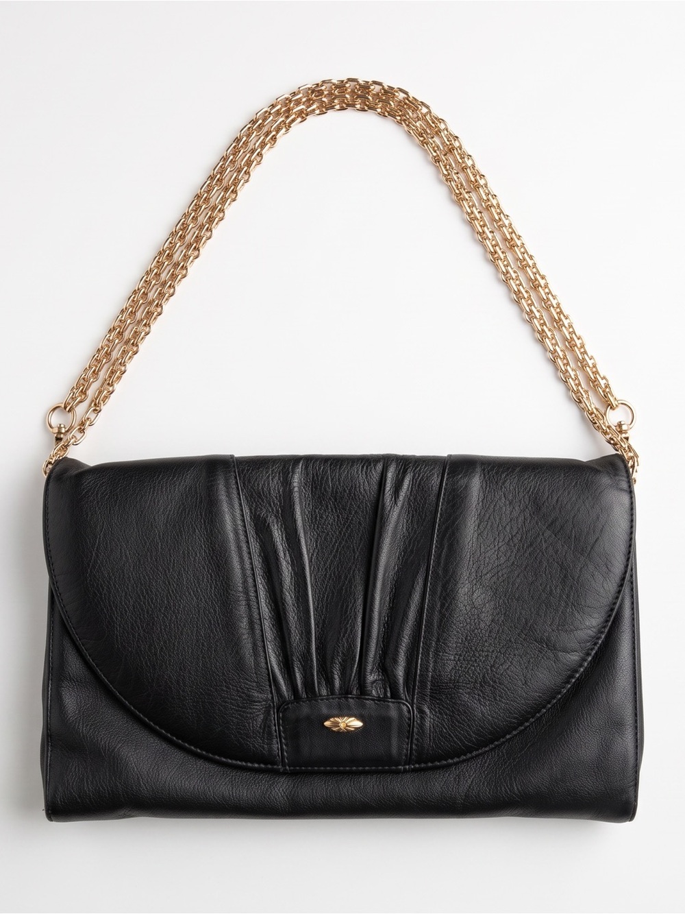 VINTAGE ITALIAN LEATHER CONVERTIBLE CROSSBODY SHOULDER PURSE